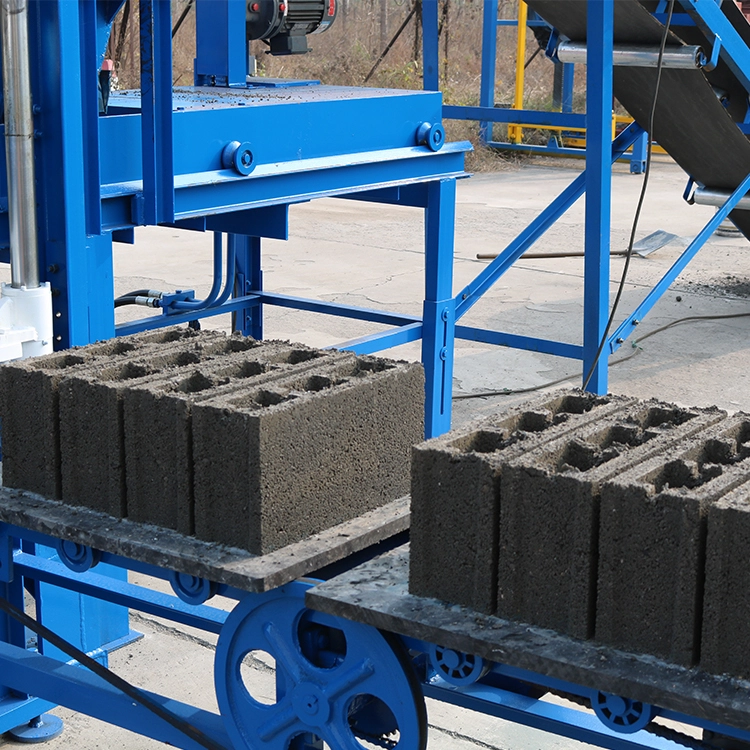 QTJ3-20 Construction Machinery of Color paver building material brick Making Machine hollow block machinery