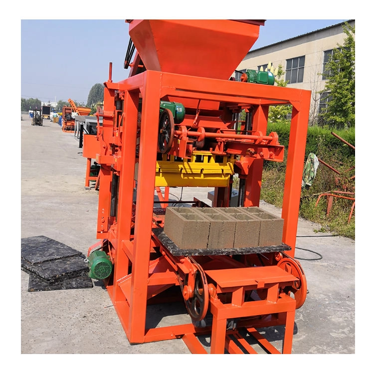 QTJ4-26 Hf Industry Semi-automatic Concrete Hollow Block Making Machine