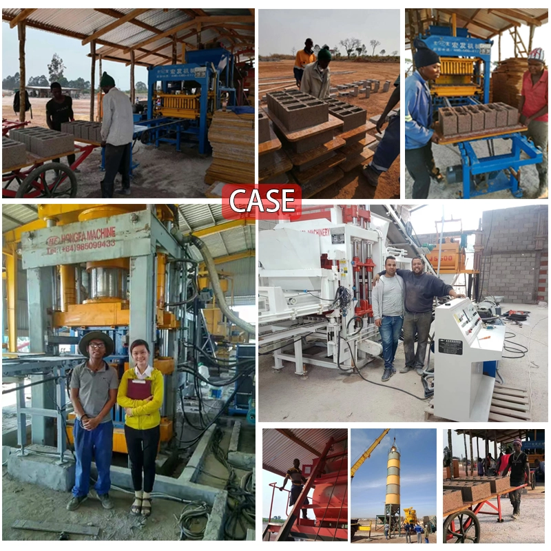QTJ4-25 Small cheap Hollow Block Machine Concrete Brick Making Machinery construction machines for small business ideas