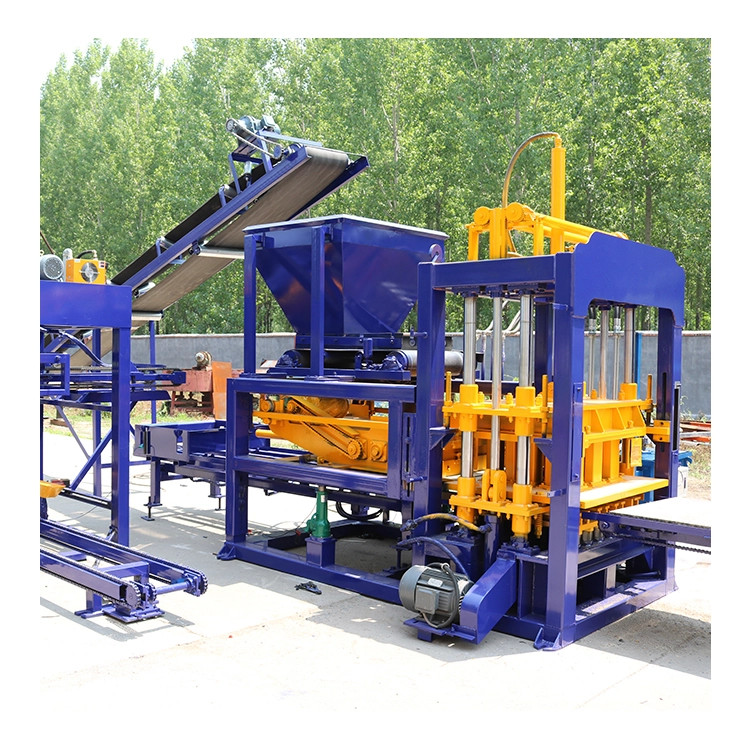 QT6-15 Automatic Concrete Brick Making Machine, Diesel Power PLC Controlled Hollow & Solid Brick Making Machine for Construction