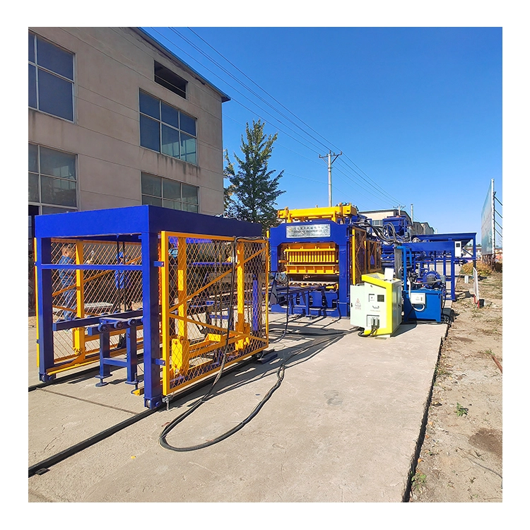QT12-15 Automatic Concrete Brick Making Machine in Turkish |  Construction Machinery