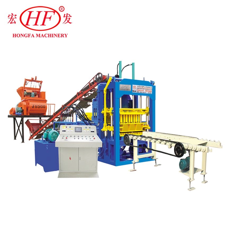 QT6-15 Automatic Concrete Brick Making Machine | Hollow Brick Production Machinery for Block Factories, Engine as Core Component