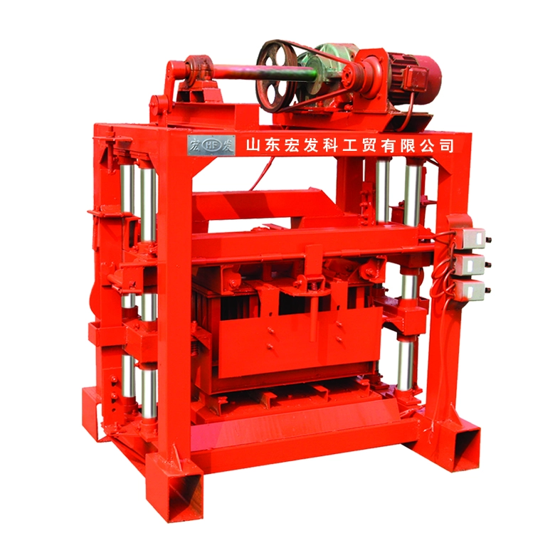QTJ4-40B2 Semi-automatic Block Machine For Small Business