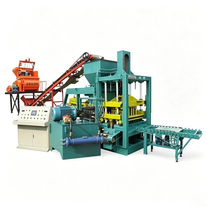 QT4‑15B Automatic Hydraulic Concrete Brick Making Machine