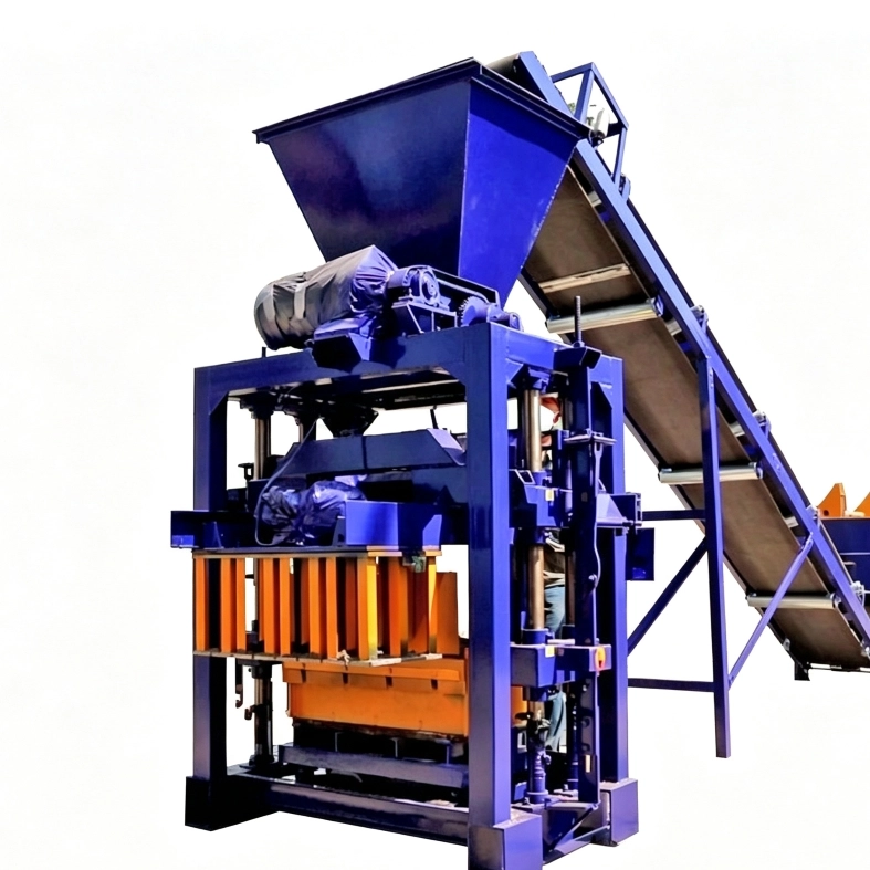 QTJ4-35B2 Semi-automatic Concrete Hollow Block Making Machine