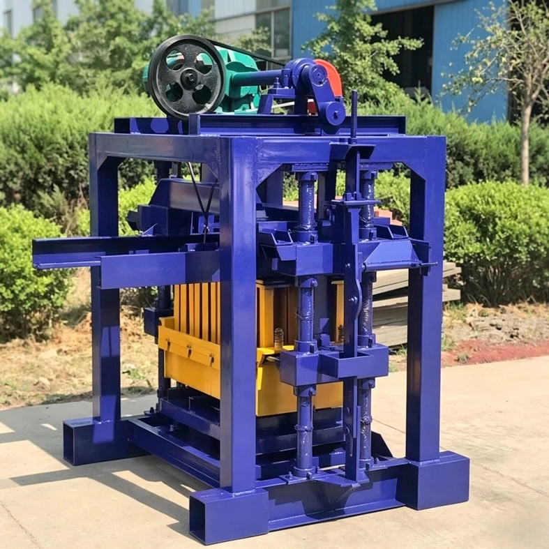 QTJ4-40B2 Semi-automatic Block Machine For Small Business