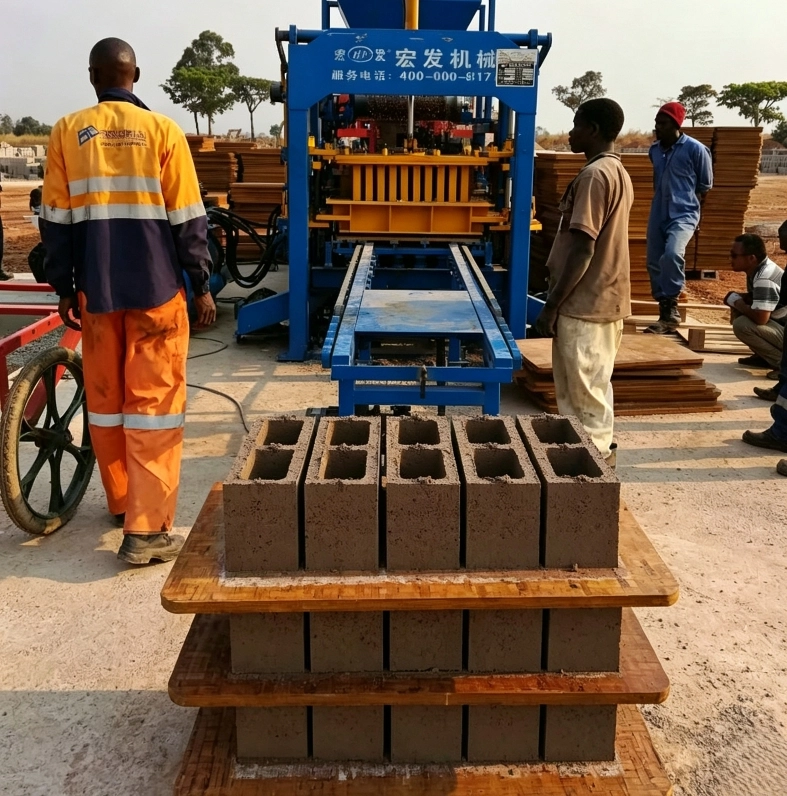 QT3‑15 Automatic Block Making Machine | Africa Overseas Project Case