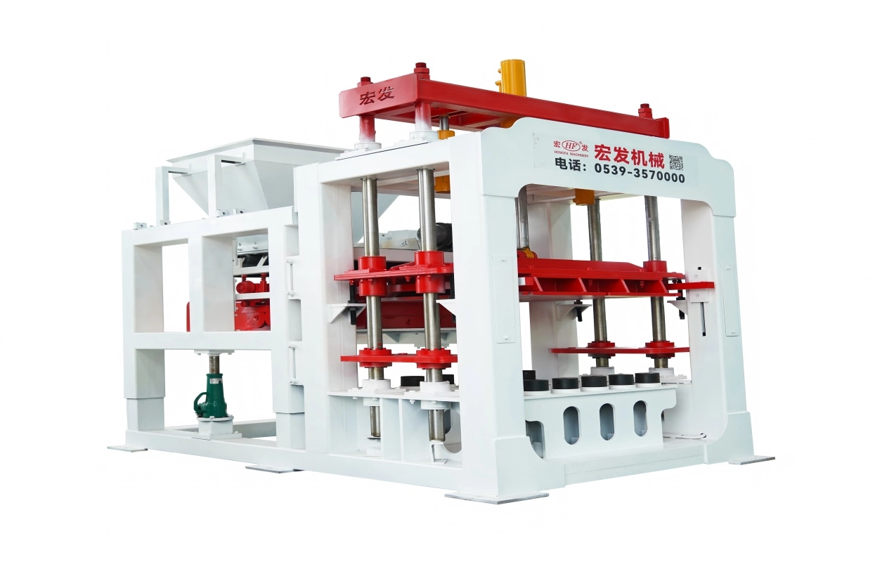 QT6-15D Block Forming Machine | High Strength Automatic Concrete Brick Making Equipment