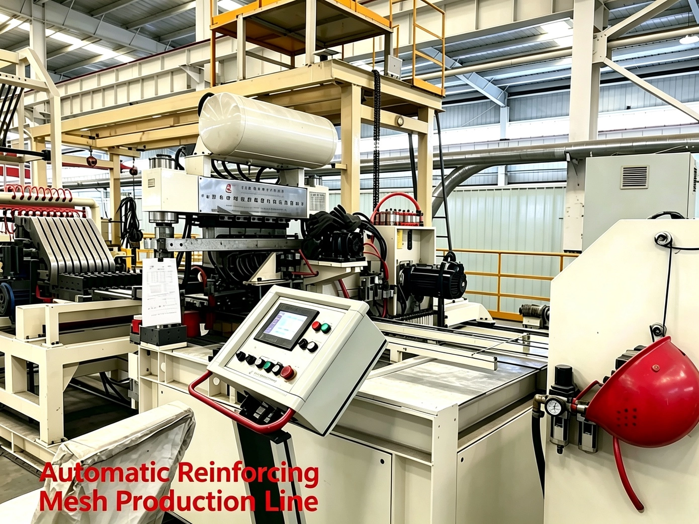 Reinforced Mesh Cage Preparation Section