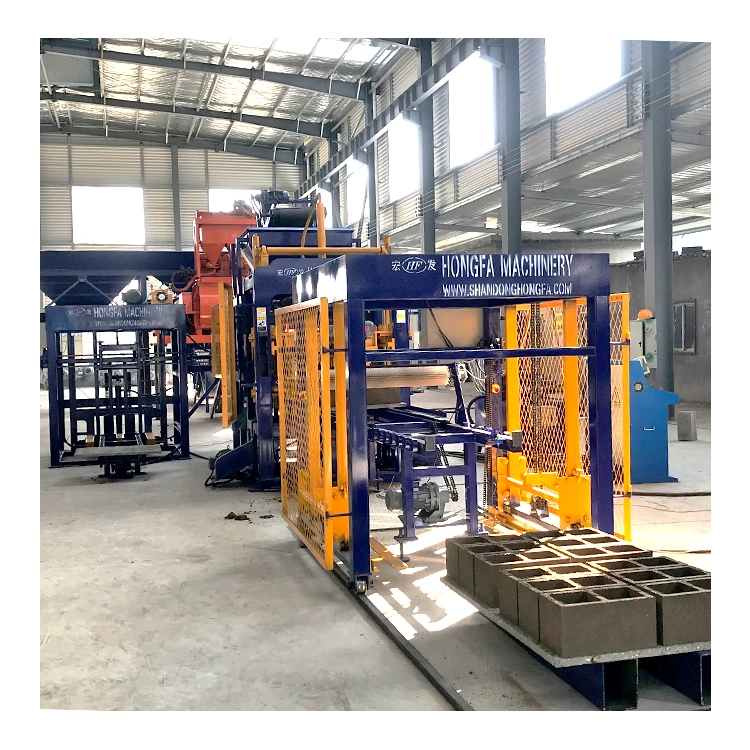 QT6‑15B Automatic Hollow Brick Making Machine Production Case