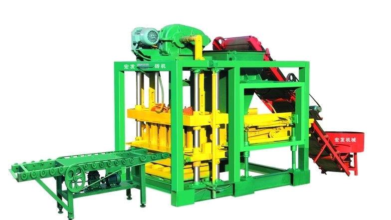 QT4-25 Semi-automatic Concrete Hollow Block Machine | Low Cost Brick Making Machinery for Small Business Startups