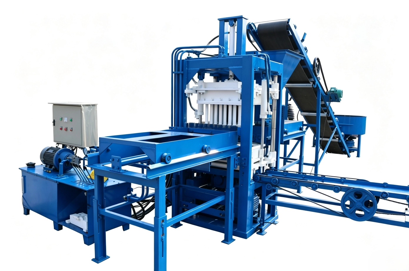 QT3-15 Fully-automatic Concrete Brick Machine