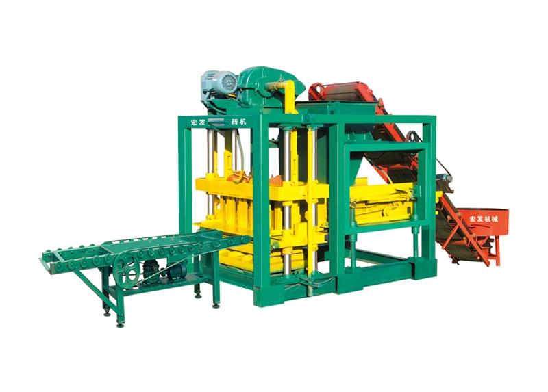 QT4-25 Semi-automatic Concrete Hollow Block Machine | Low Cost Brick Making Machinery for Small Business Startups