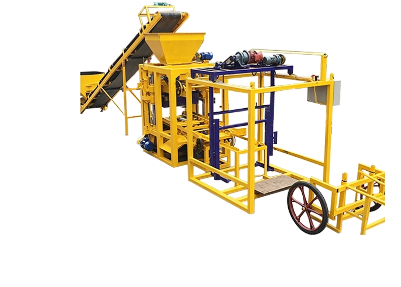 QTJ4-26 High Quality German Tech Semi-automatic Concrete Block Making Machine For Africa Market