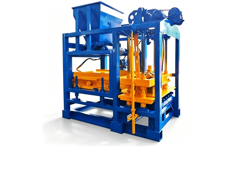 QT4-25 Semi-automatic Concrete Hollow Block Machine | Low Cost Brick Making Machinery for Small Business Startups