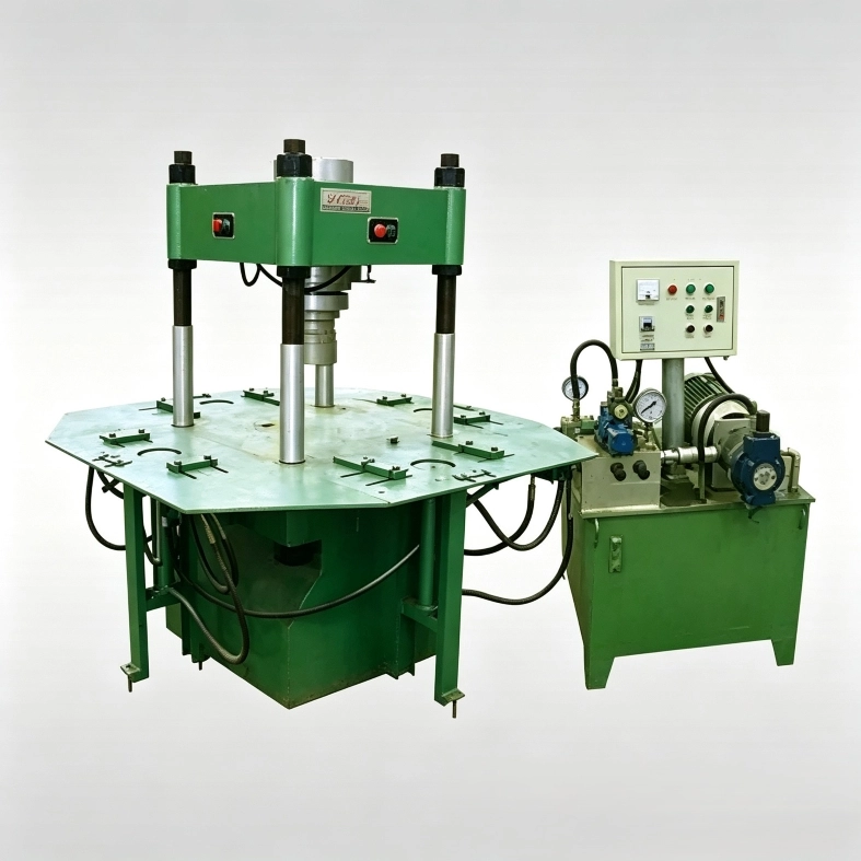 Hongfa HF-150T Gantry Hydraulic Static Press | Economical Semi-Automatic Curbstone & Paver Making Machine