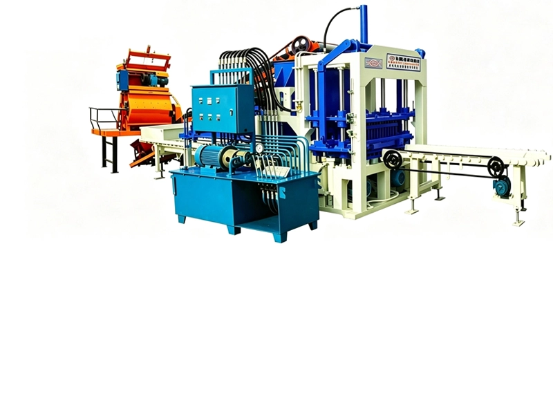 QT4-20C Semi-automatic Concrete Hollow Block Making Machine