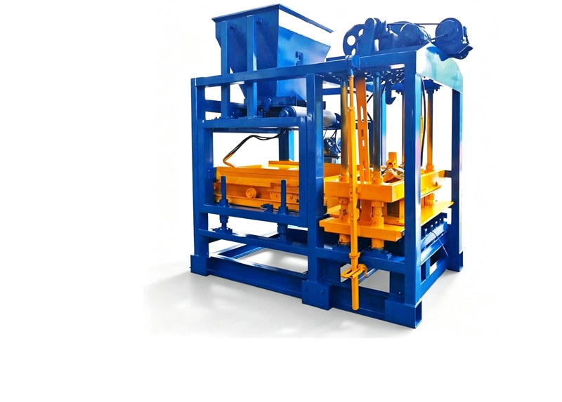 QT4-25 Semi-automatic Concrete Hollow Block Machine | Low Cost Brick Making Machinery for Small Business Startups