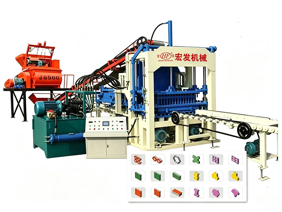 QT4-20C Hollow Block Making Machine