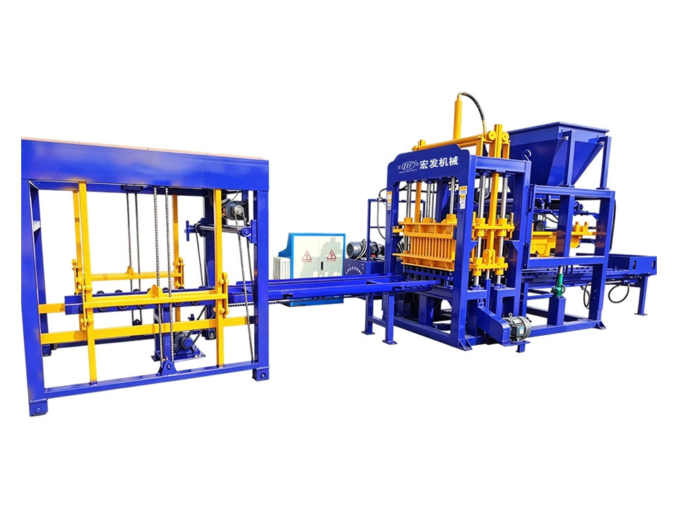 QT4‑15S Full‑automatic Table‑vibration Paving Brick Making Machine | Concrete Paving Brick Production Equipment for Small‑Medium Factories