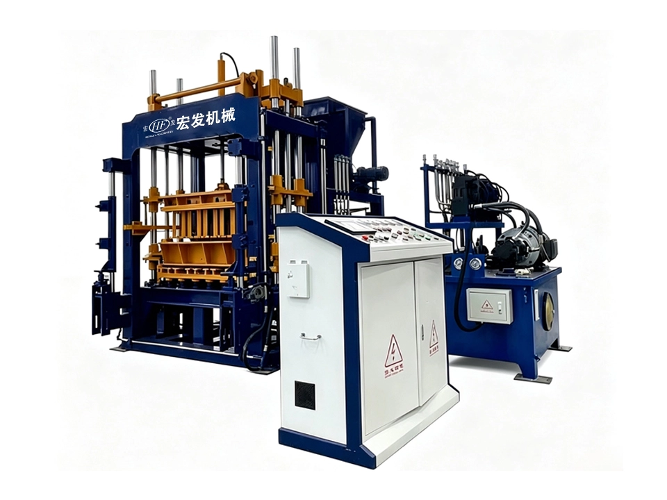 QT5‑15 Automatic Brick Making Machine | Concrete Cement Hollow Block & Perforated Brick Production Line