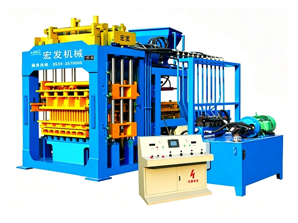 QT8-15 Fully Automatic Hydraulic Brick Making Machine