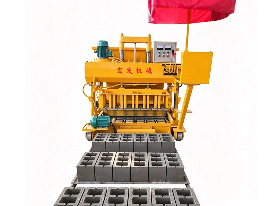 QMJ‑6A Pallet‑Free Egg‑Layer Hydraulic Cement Block Making Machine