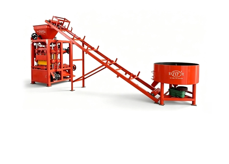 QT4‑26D Semi‑automatic Concrete Block Forming Machine