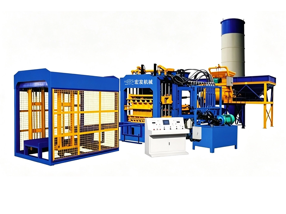 QT5‑15 Automatic Concrete Paving Brick Making Machine | High Capacity Paving Brick Production Equipment for Large & Medium Factories