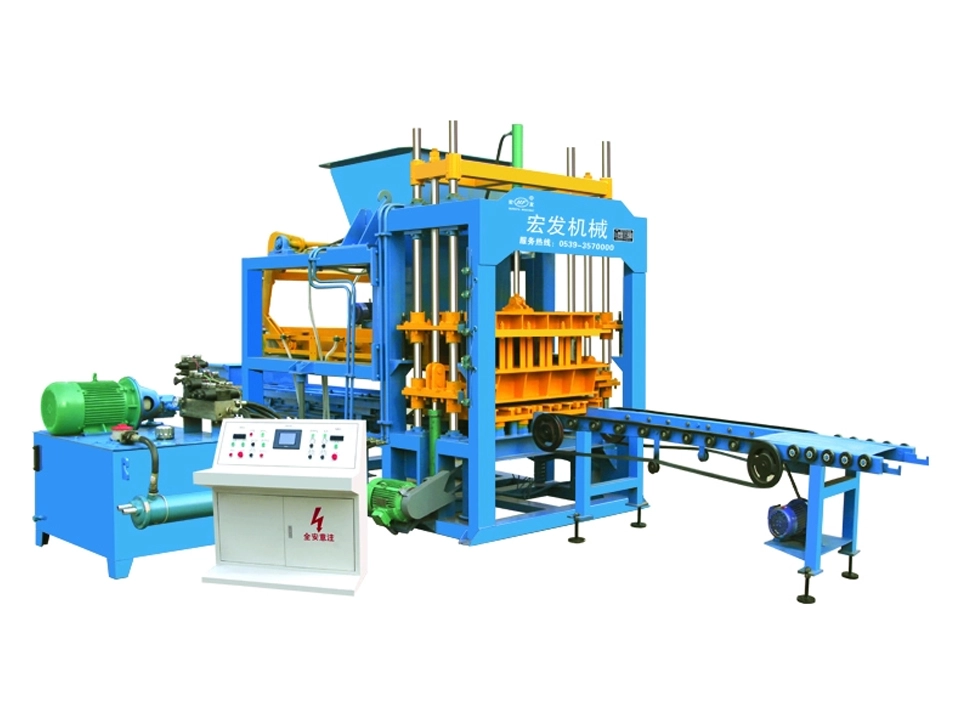 QT5‑15 Automatic Concrete Solid Brick Making Machine | High-Pressure Vibration Molding For Large Output Standard Solid Bricks