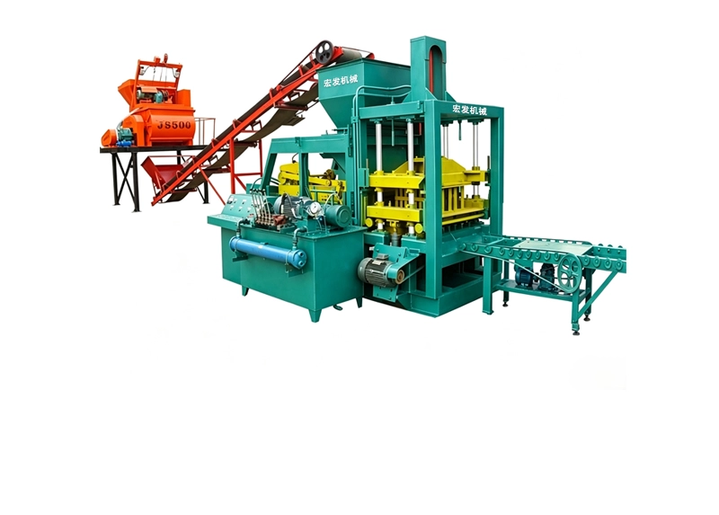 QT4‑20C Semi Automatic Block Making Machine | Hydraulic‑Vibration Non‑fired Concrete Brick Production Host