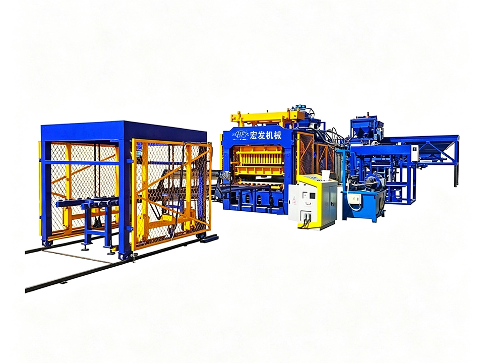 QT10‑15C Automatic Brick Making Machine | High‑output Hydraulic Concrete Brick Making Production Line