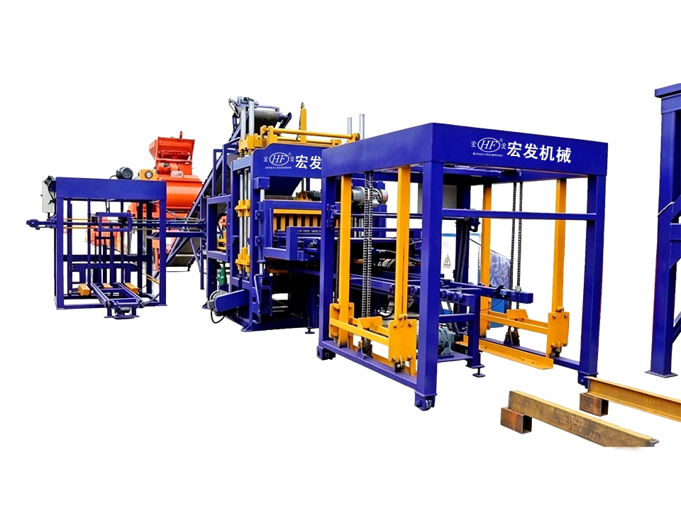 QT5‑15 Automatic Brick Making Machine | Concrete Cement Hollow Block & Perforated Brick Production Line
