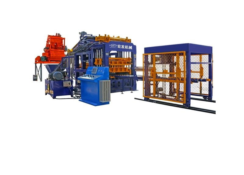 QT8-15C Fully Automatic Hydraulic Concrete Brick and Hollow Brick Making Machine