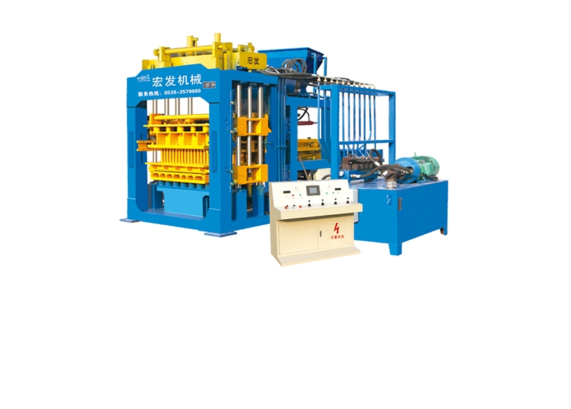 QT8-15 Automatic Concrete Press Brick Making Machine | PLC Hydraulic Cement Brick Production Line 