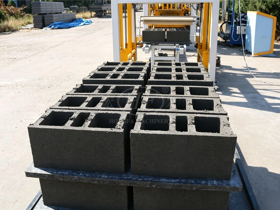 QT6‑15B Hollow Block Making Machine | Automatic Concrete Hollow Brick & Perforated Block Production Equipment