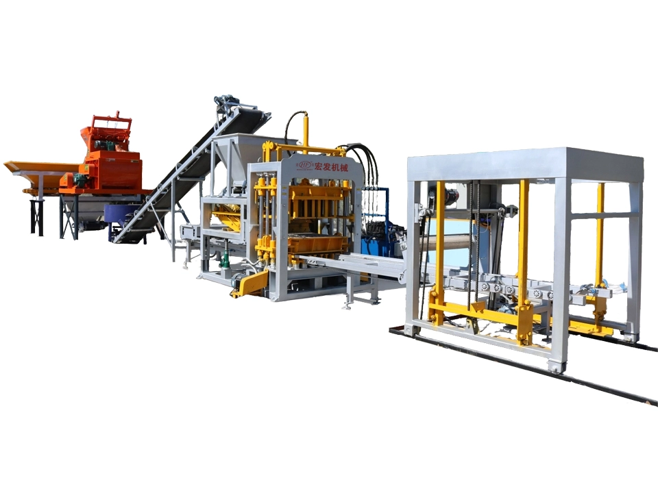 QT6-15 Automatic Paver Brick Making Machine | High Pressure Vibration Molding For Color Pavers & Permeable Pavement Bricks