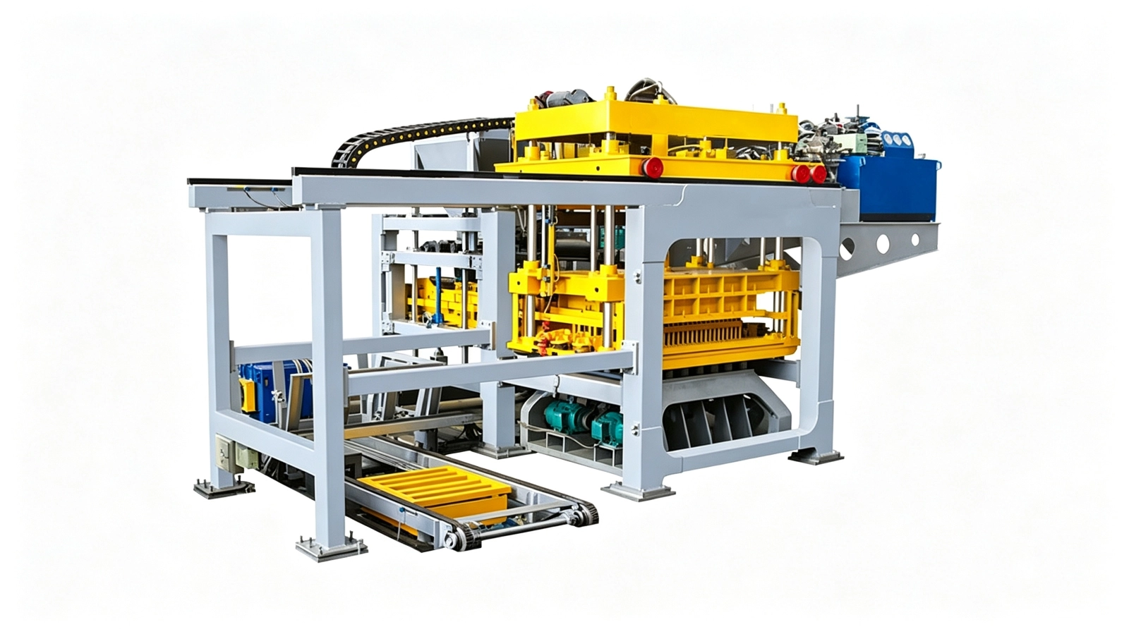 HF18 Pallet‑free Automatic Brick Making Machine | High‑output Table‑vibration Complete Equipment For Hollow Block & Paver Production