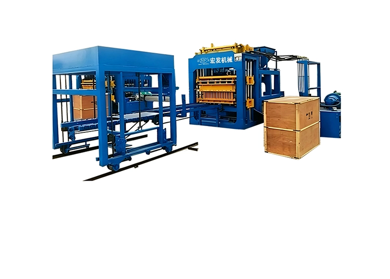 QT5‑15 Automatic Concrete Brick Making Machine | Vibration Molding with PLC‑Controlled Hydraulic Pump