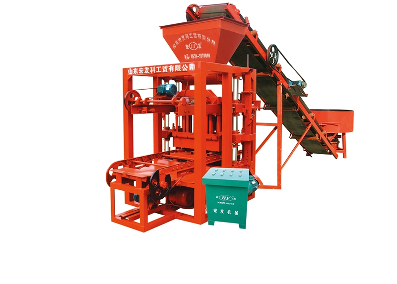 QT4‑26D Semi‑automatic Block Forming Machine | Special‑purpose Equipment For Medium‑small‑size Concrete Hollow‑block Production