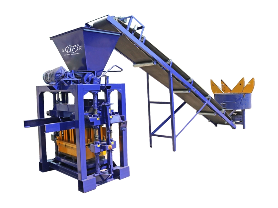 QTJ4‑35 Semi-Automatic Concrete Hollow Block Machine | Professional Hollow Brick Production Equipment