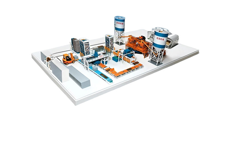 Full Automatic Cement Block Production line