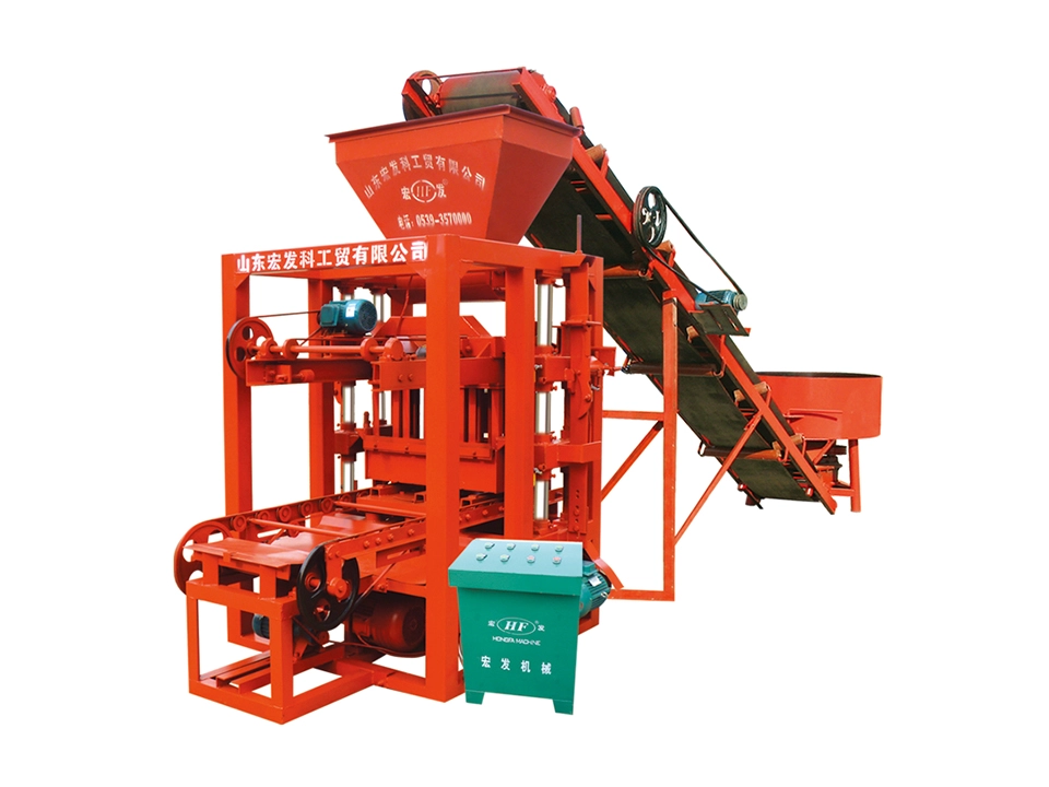 QT4‑26D Semi‑automatic Concrete Block Forming Machine