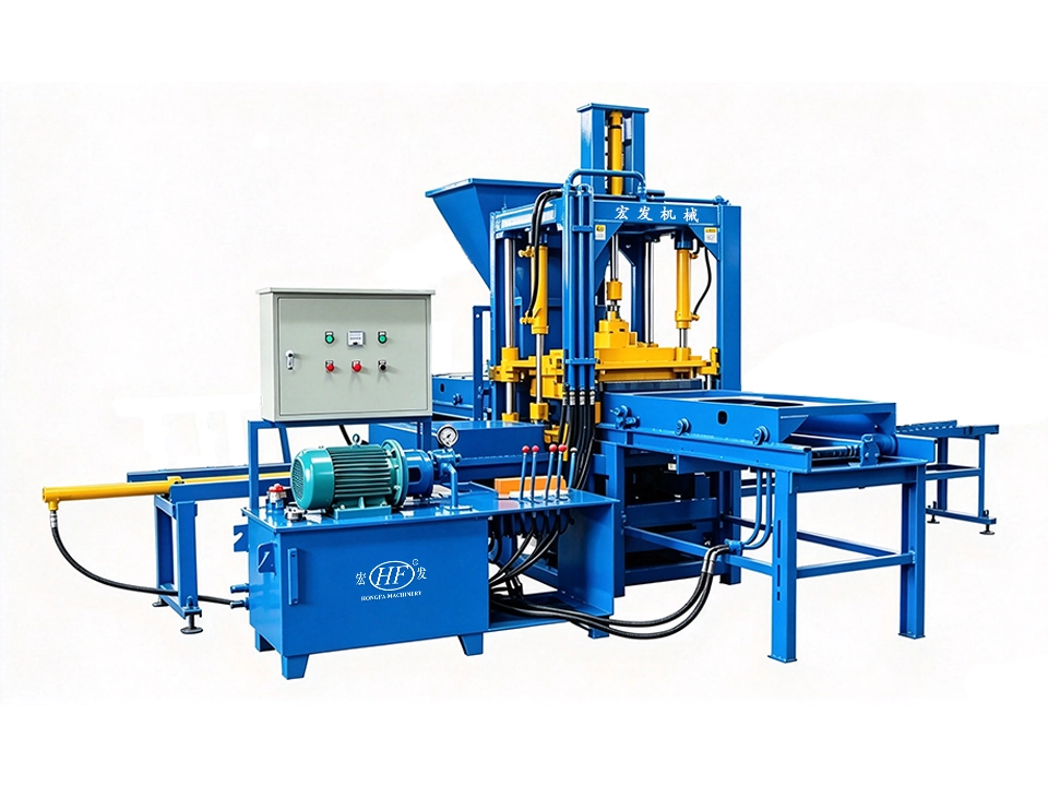 QTF3-20 Fully-automatic Concrete Brick Machine