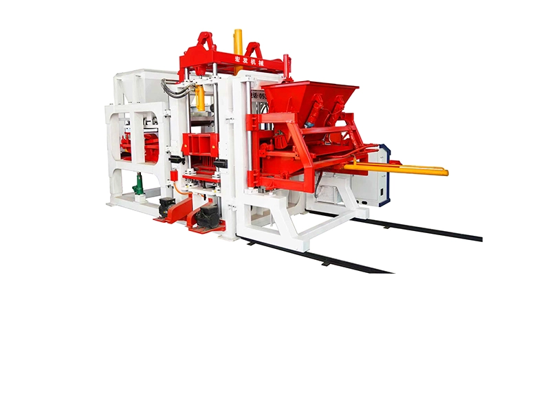QT10-15 Fully Automatic Concrete Brick Making Machine with PLC Control & Vibration Forming System