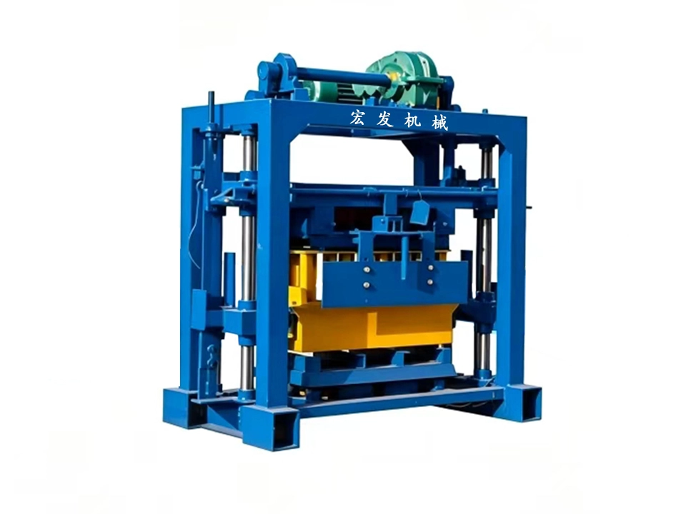 Hongfa QTJ4‑40B2 Block Making Machine | Table‑Vibration Concrete Hollow Block Production Equipment