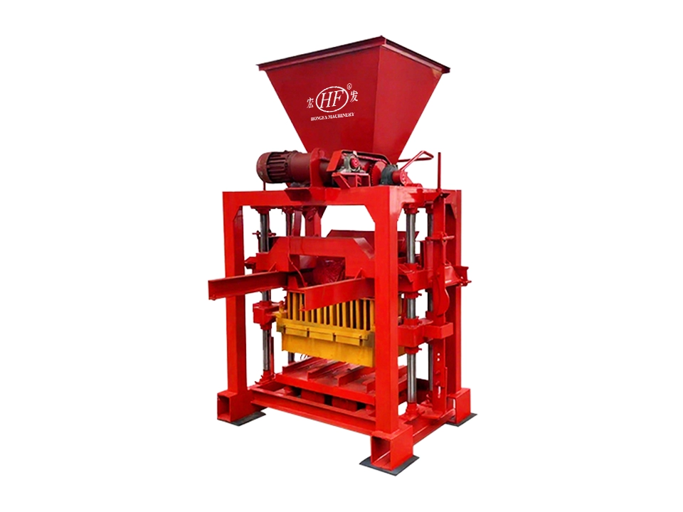 QTJ4-35B2 Semi-automatic Concrete Block Machine