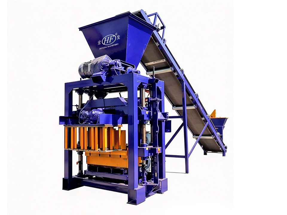 QTJ4‑35B2 Semi‑automatic Concrete Solid Brick Machine | High‑output Building Solid Brick Production Equipment