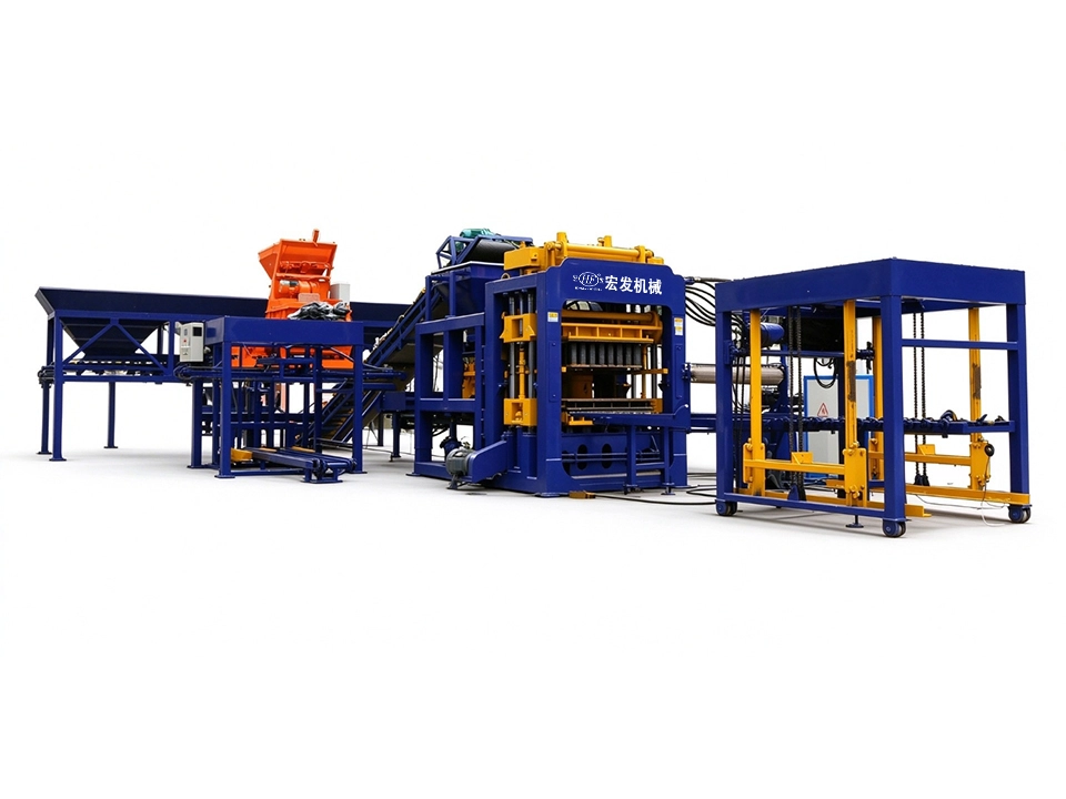 QT12‑15 High‑output Solid‑waste Brick Machine | Large‑scale Recycling Machine for Construction & Industrial Residue