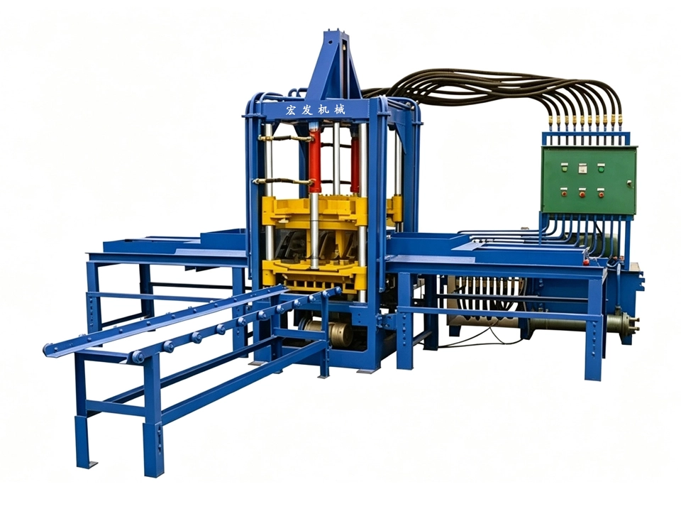 QTF3‑20 Automatic Brick Making Machine | Concrete Color Paver & Interlocking Brick Production Equipment